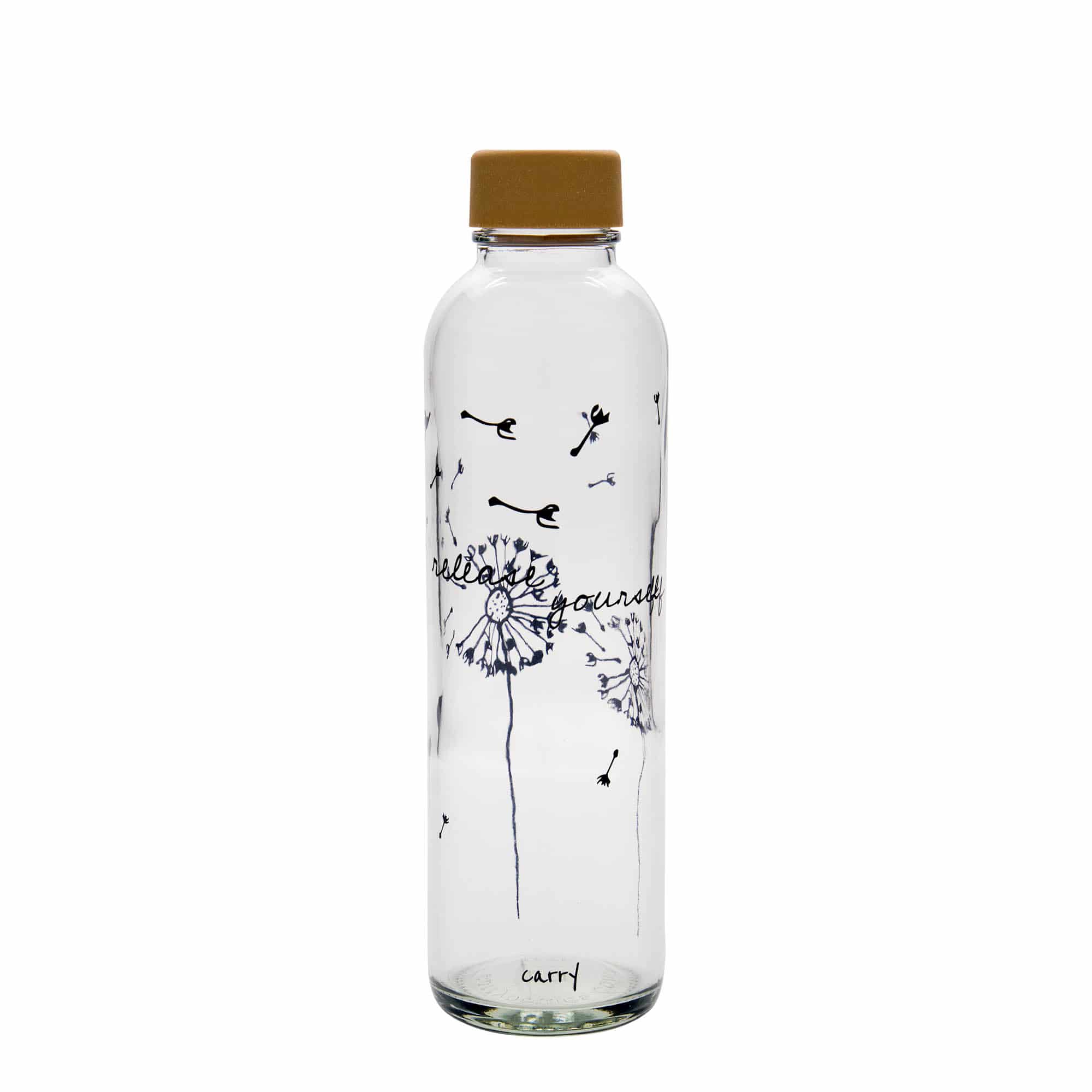700 ml fľaša na pitie CARRY Bottle, motív: Uvoľni sa, uzáver: skrutkovací