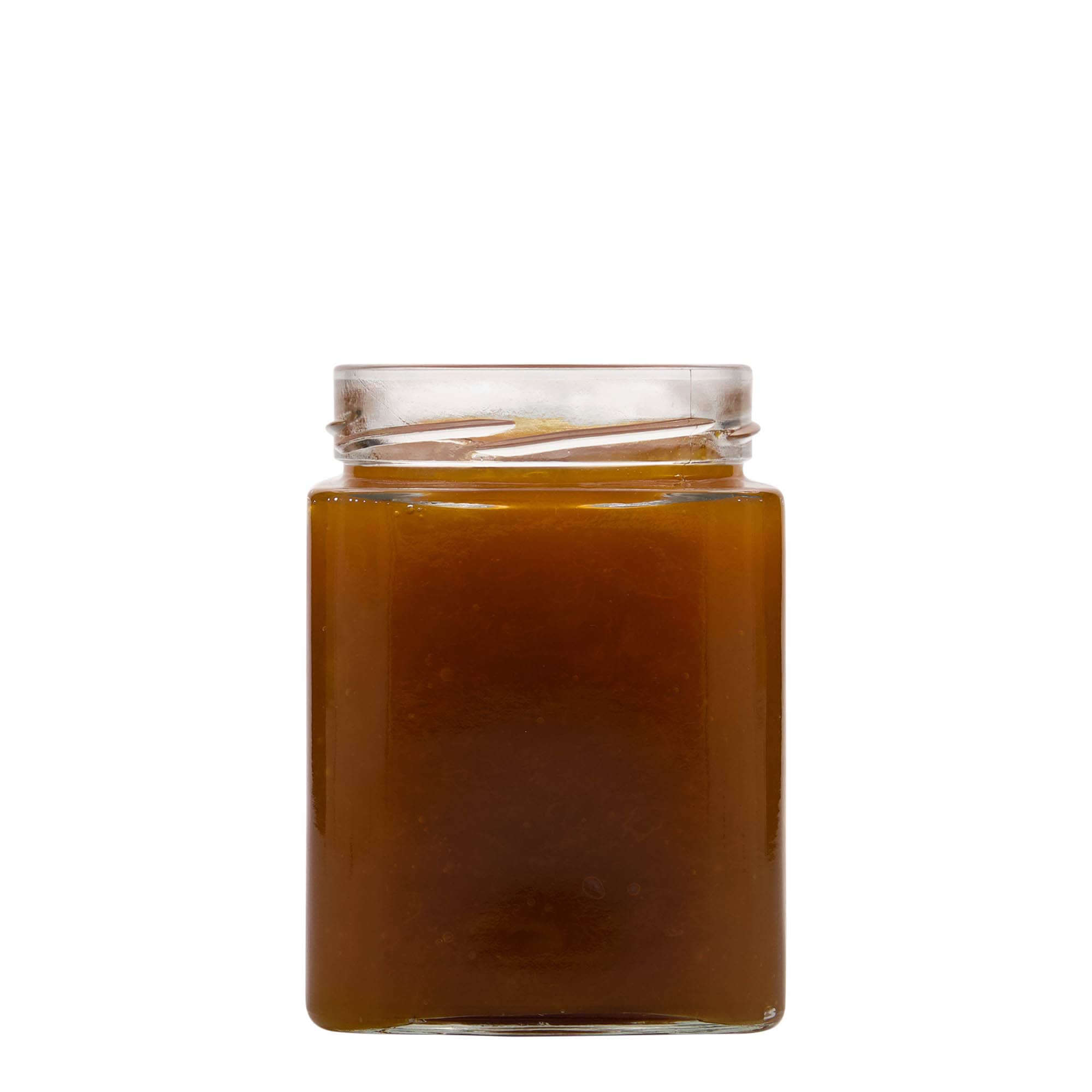 580 ml štvorcové sklo 'Ikarus', hrdlo: Deep-Twist-Off (DTO 82)