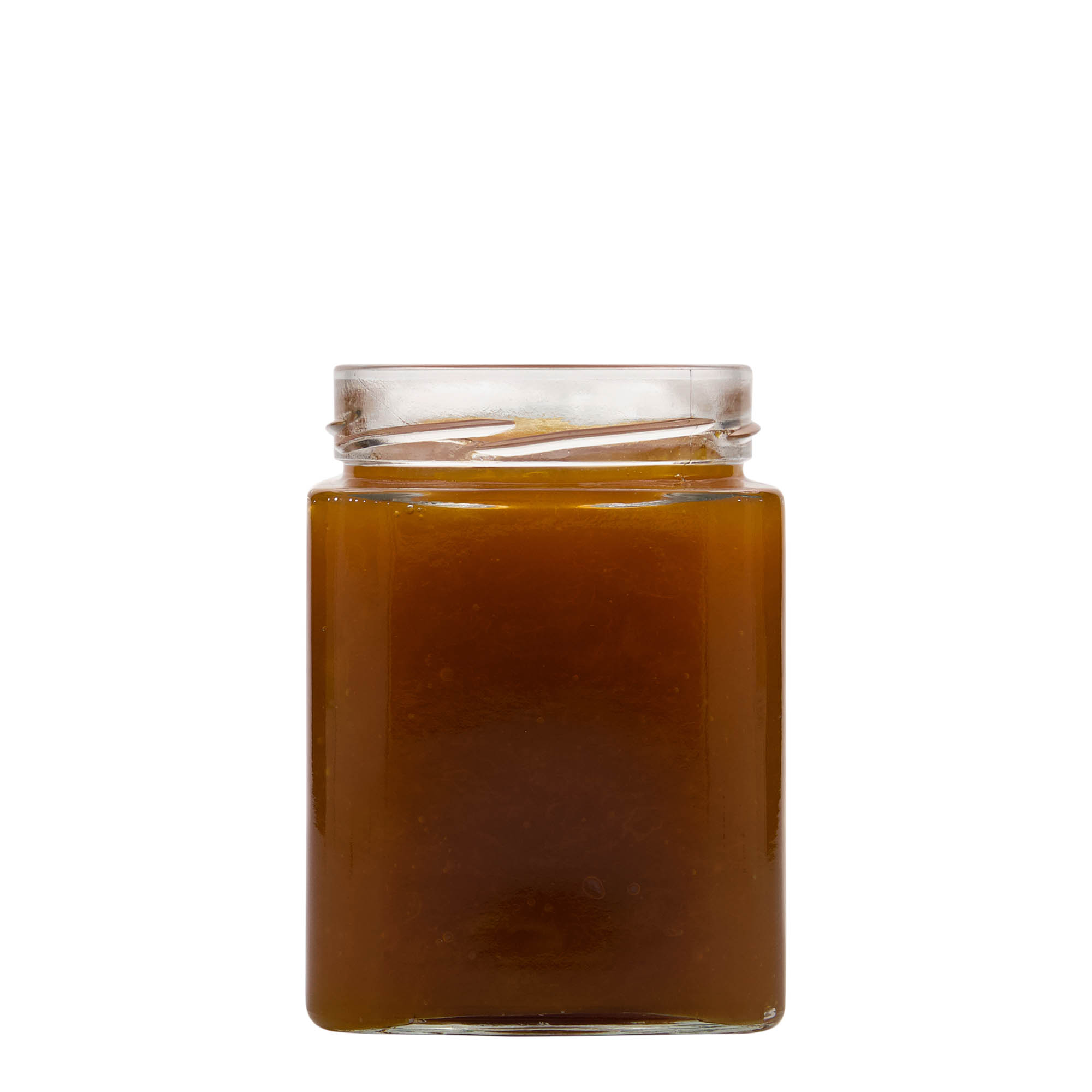 580 ml štvorcové sklo 'Ikarus', hrdlo: Deep-Twist-Off (DTO 82)