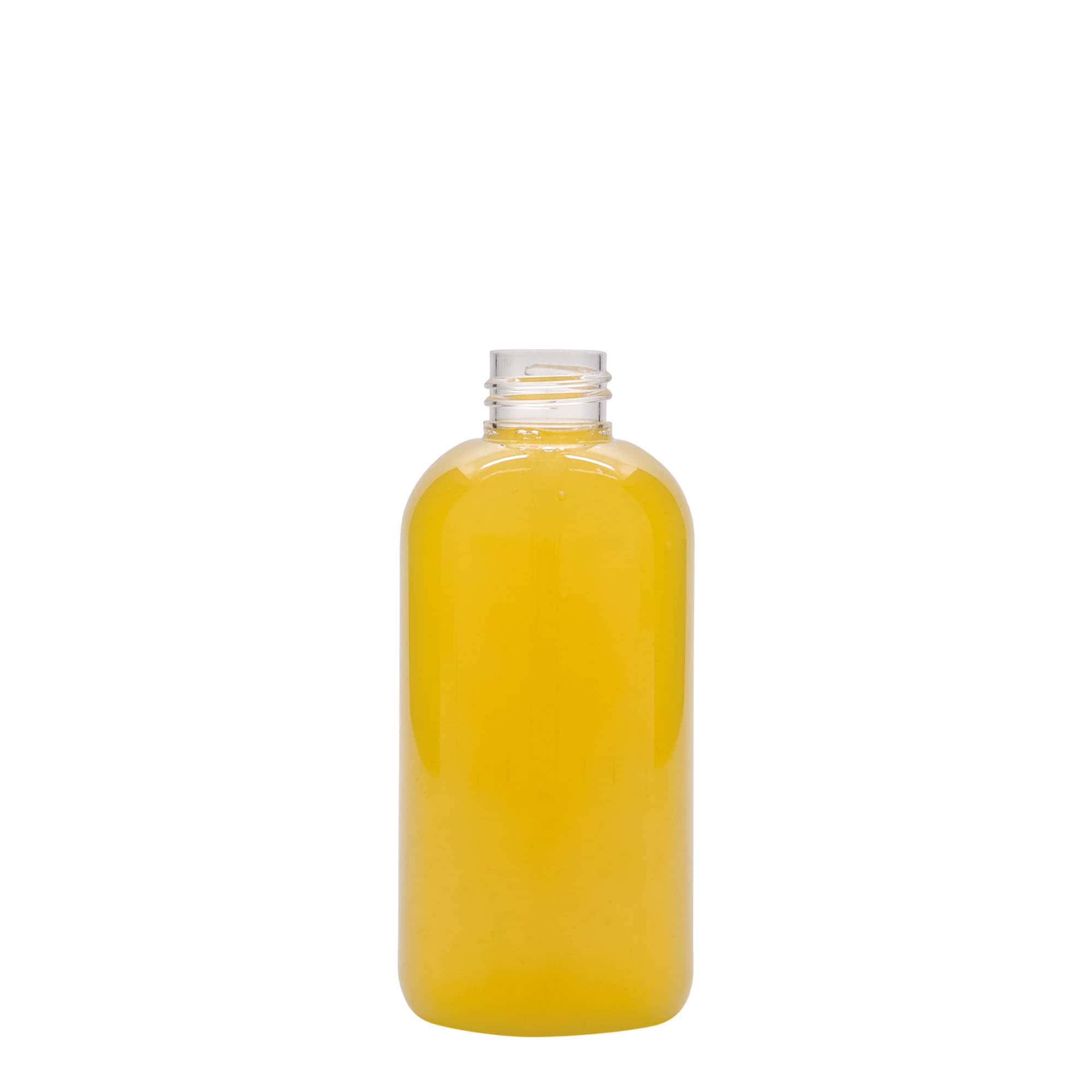200 ml PET fľaša 'Boston', plast, hrdlo: 24/410