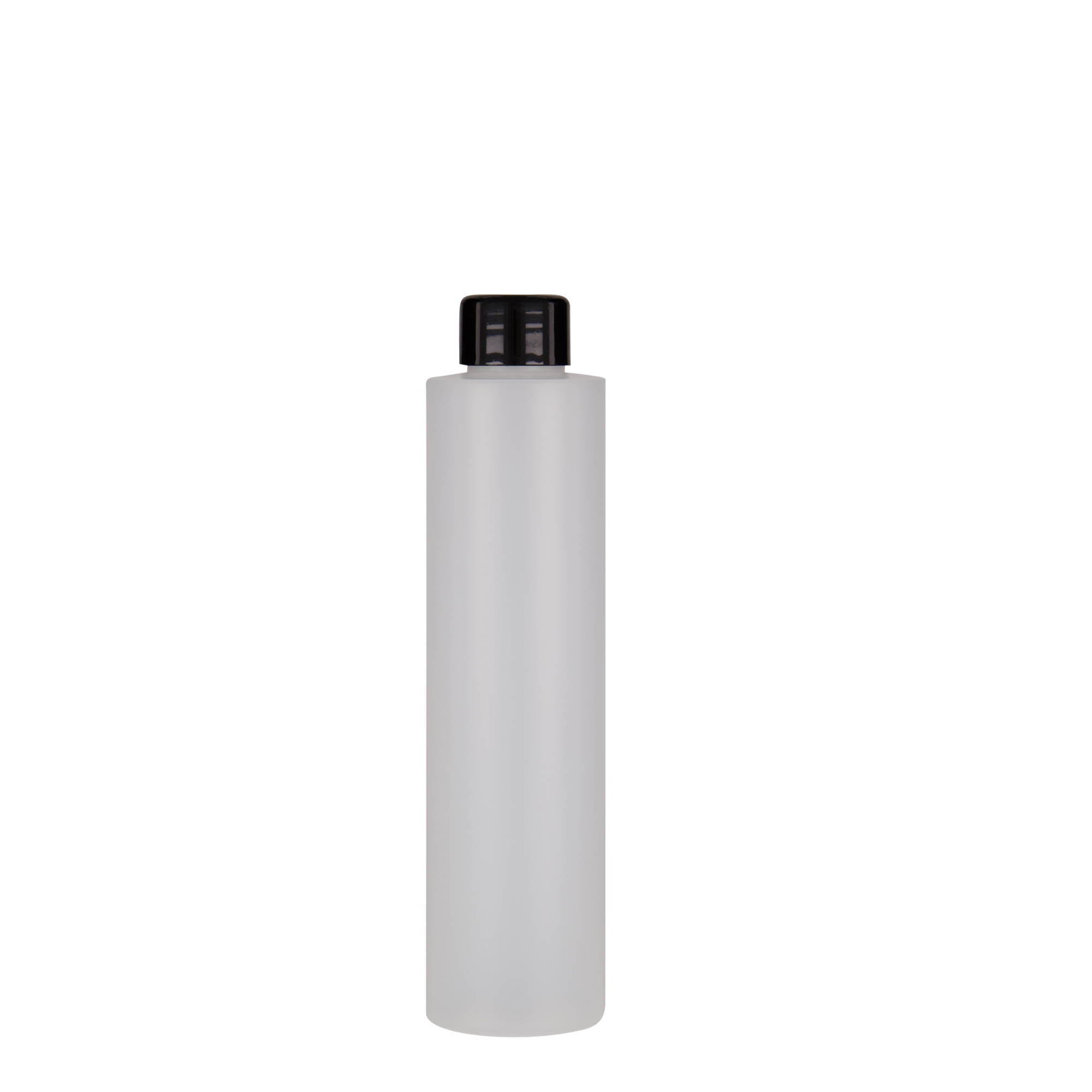 200 ml plastová fľaša 'Pipe', HDPE, prírodná, hrdlo: 24/410