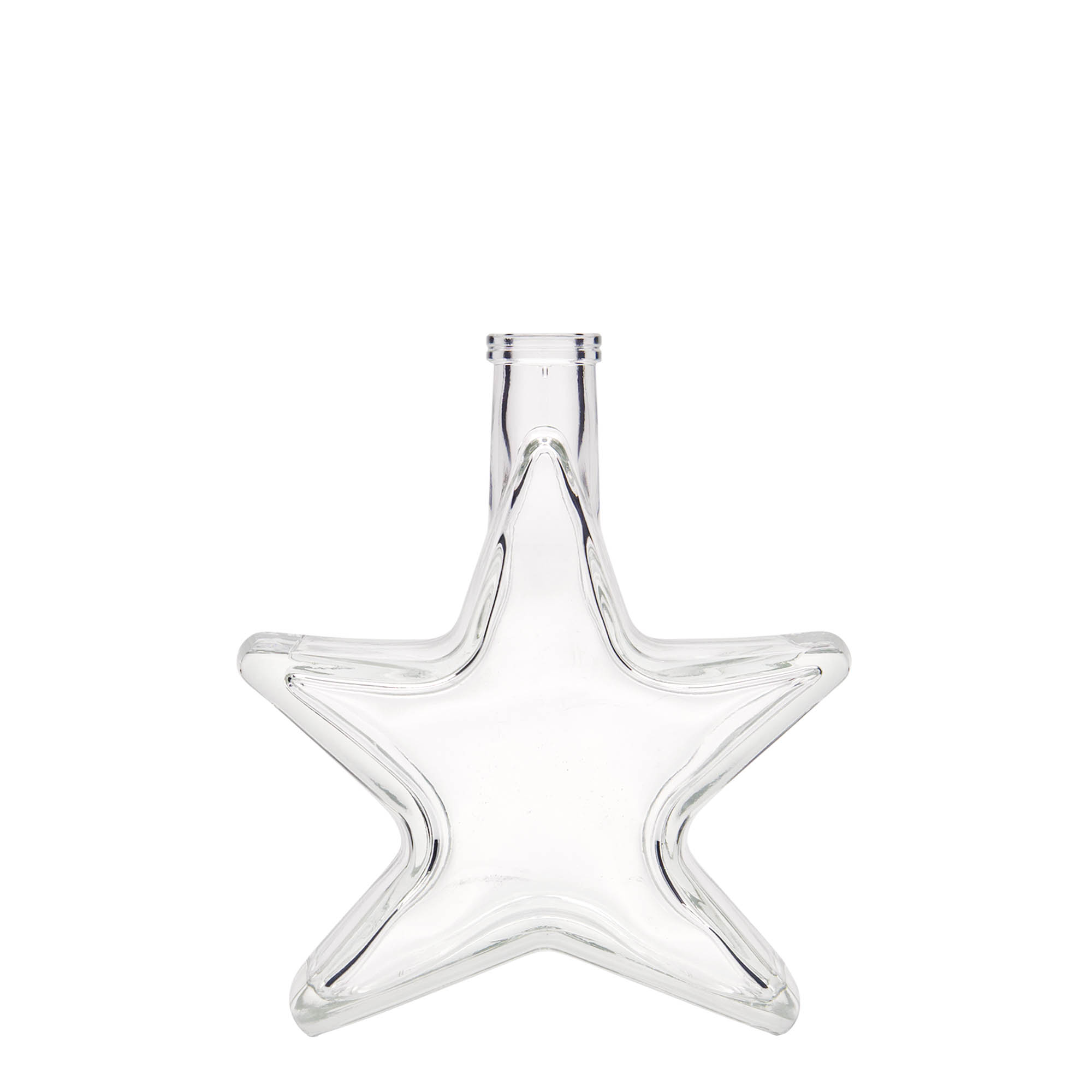 200 ml sklenená fľaša 'Hviezda', hrdlo: korok