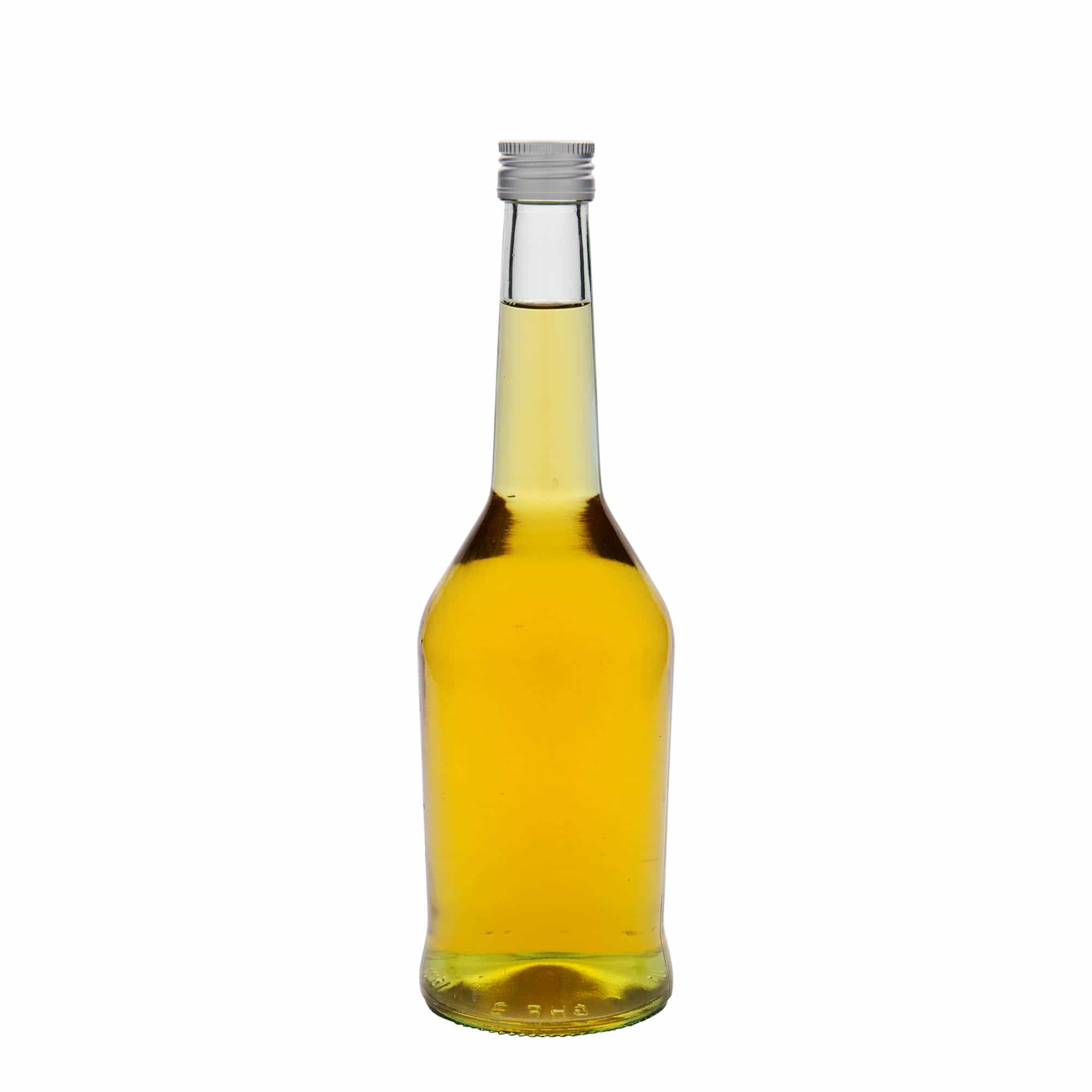 500 ml sklená fľaša fľaša na destiláty, hrdlo: PP 28