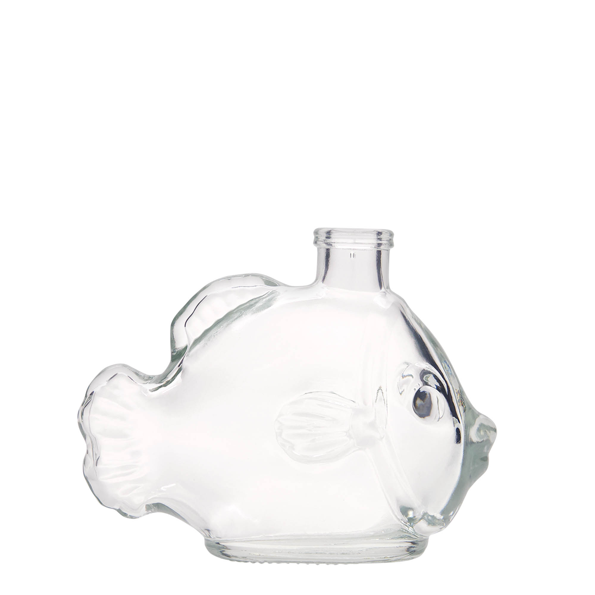 200 ml sklenená fľaša „Ryba“, hrdlo: korok 200 ml sklenená fľaša „Ryba“, hrdlo: korok