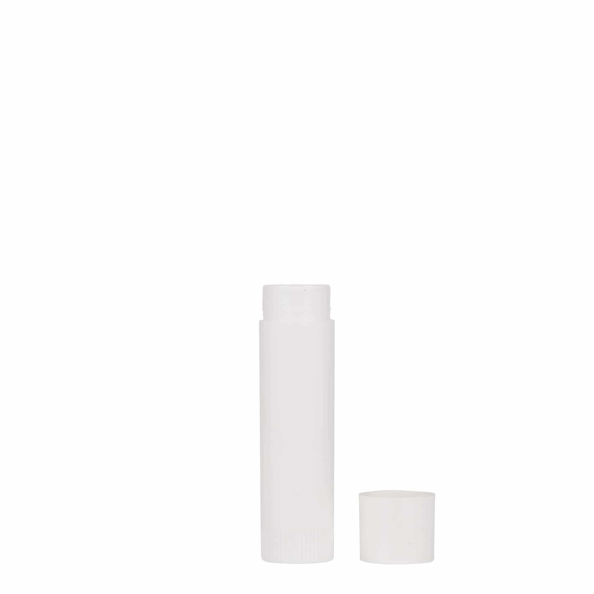 6 ml obal na rúž, plast PP, biely