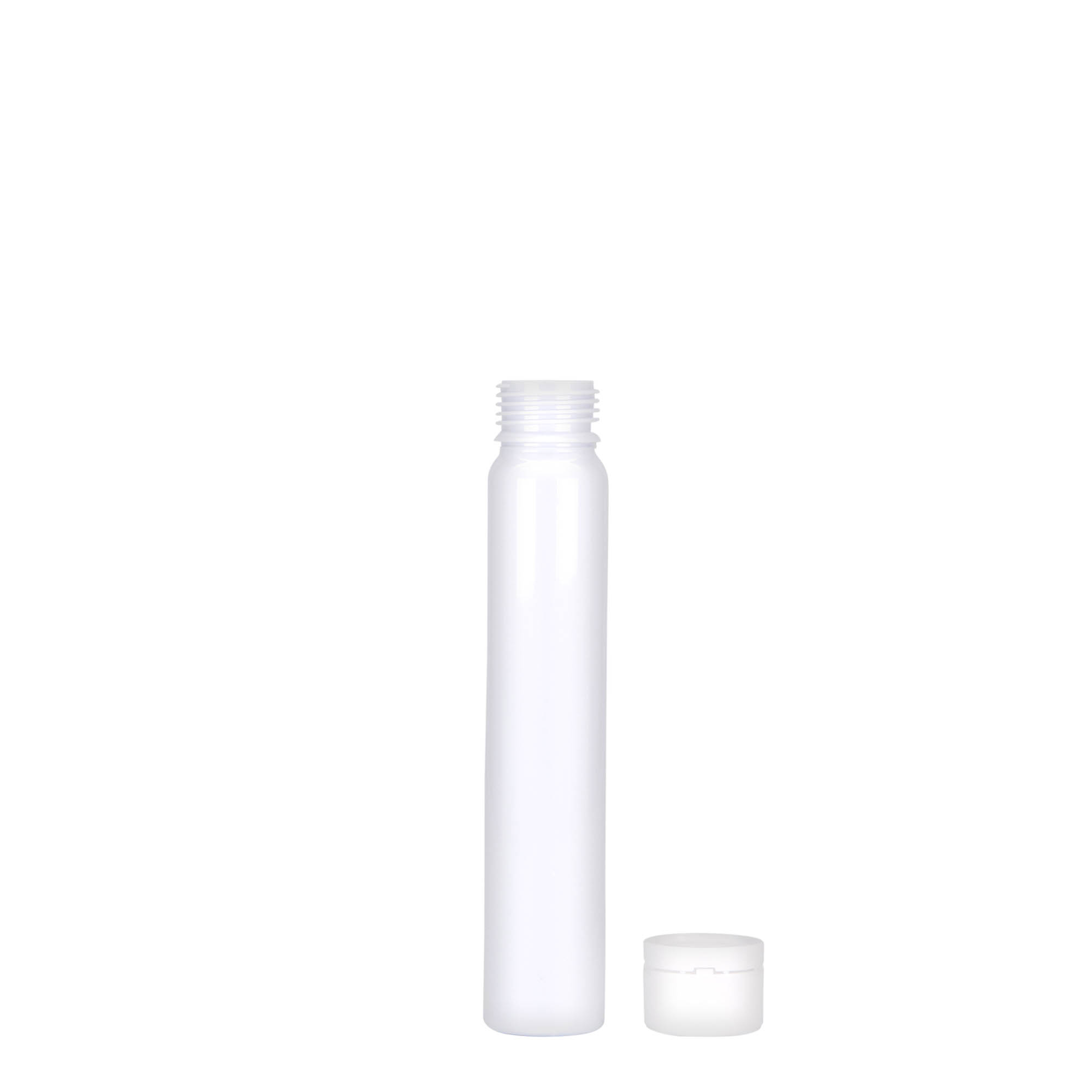 25 ml PET-trubička, plast, biela, hrdlo: skrutkovací uzáver 25 ml PET-trubička, plast, biela, hrdlo: skrutkovací uzáver