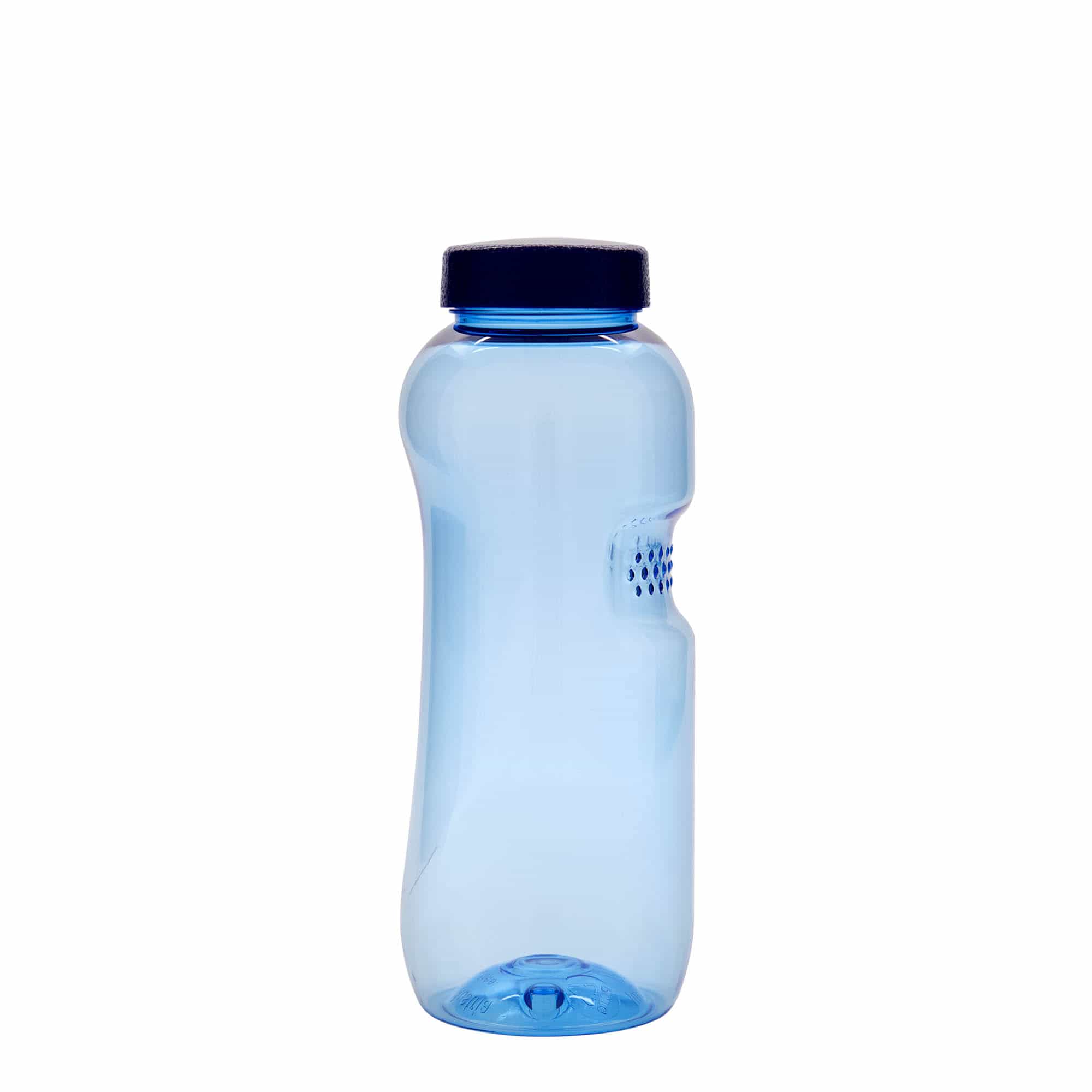 500 ml PET fľaša „Kavodrink“, plast, modrá farba