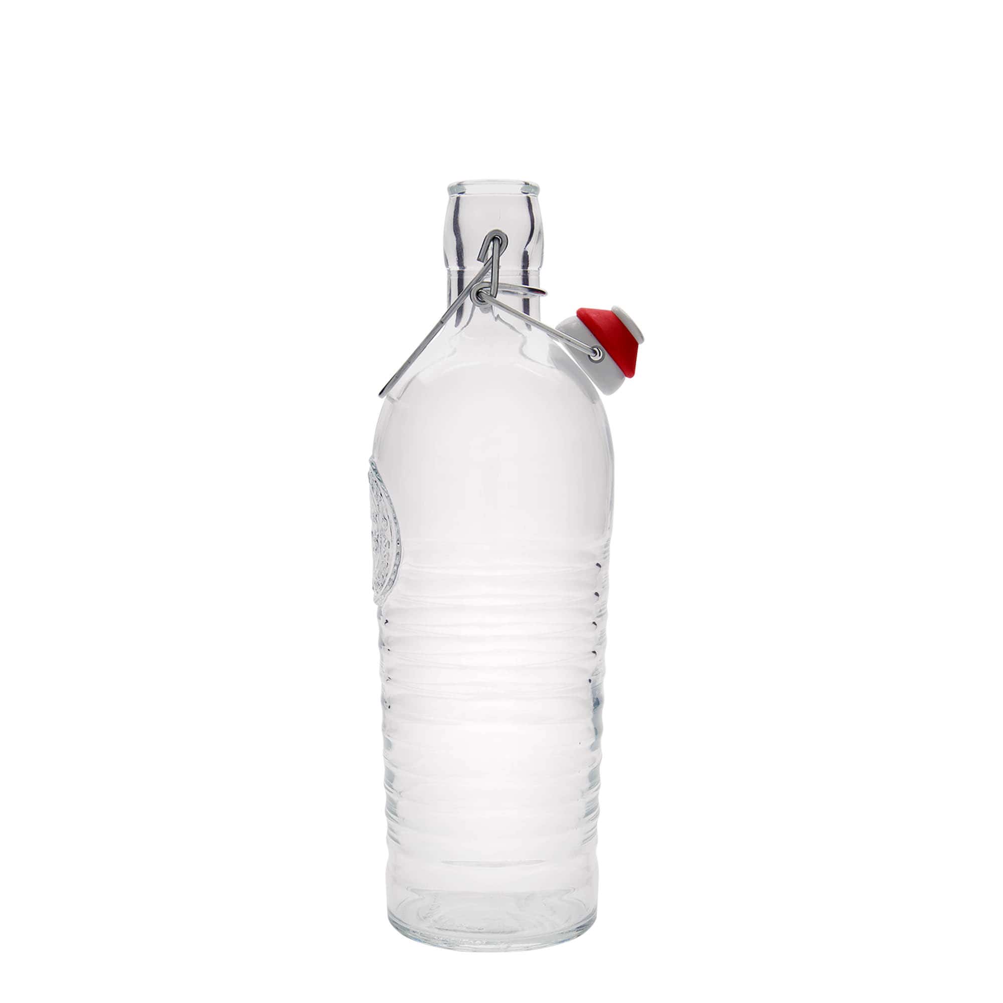 1 200 ml sklenená fľaša 'Officina 1825', hrdlo: uzáver s pákou