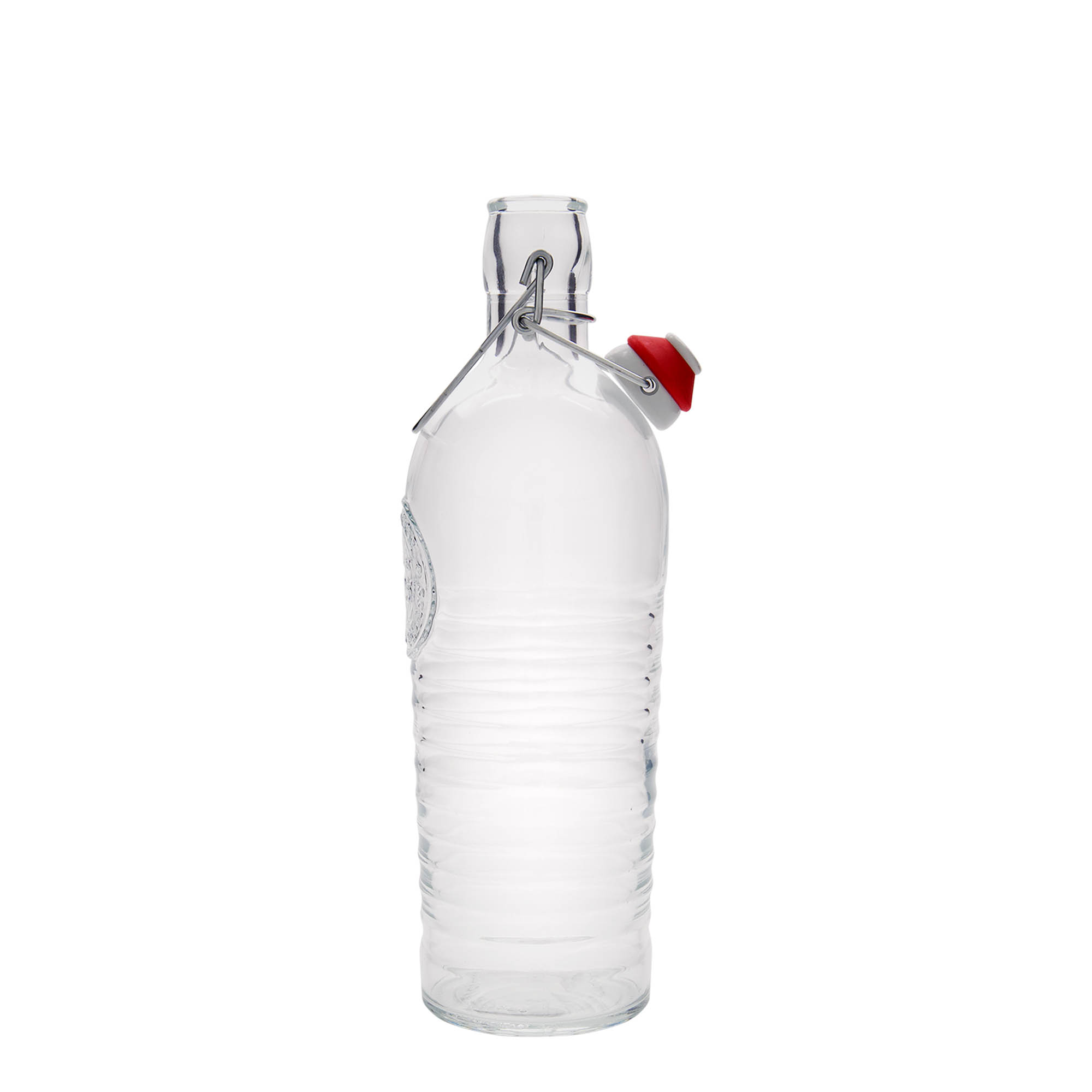 1 200 ml sklenená fľaša 'Officina 1825', hrdlo: uzáver s pákou