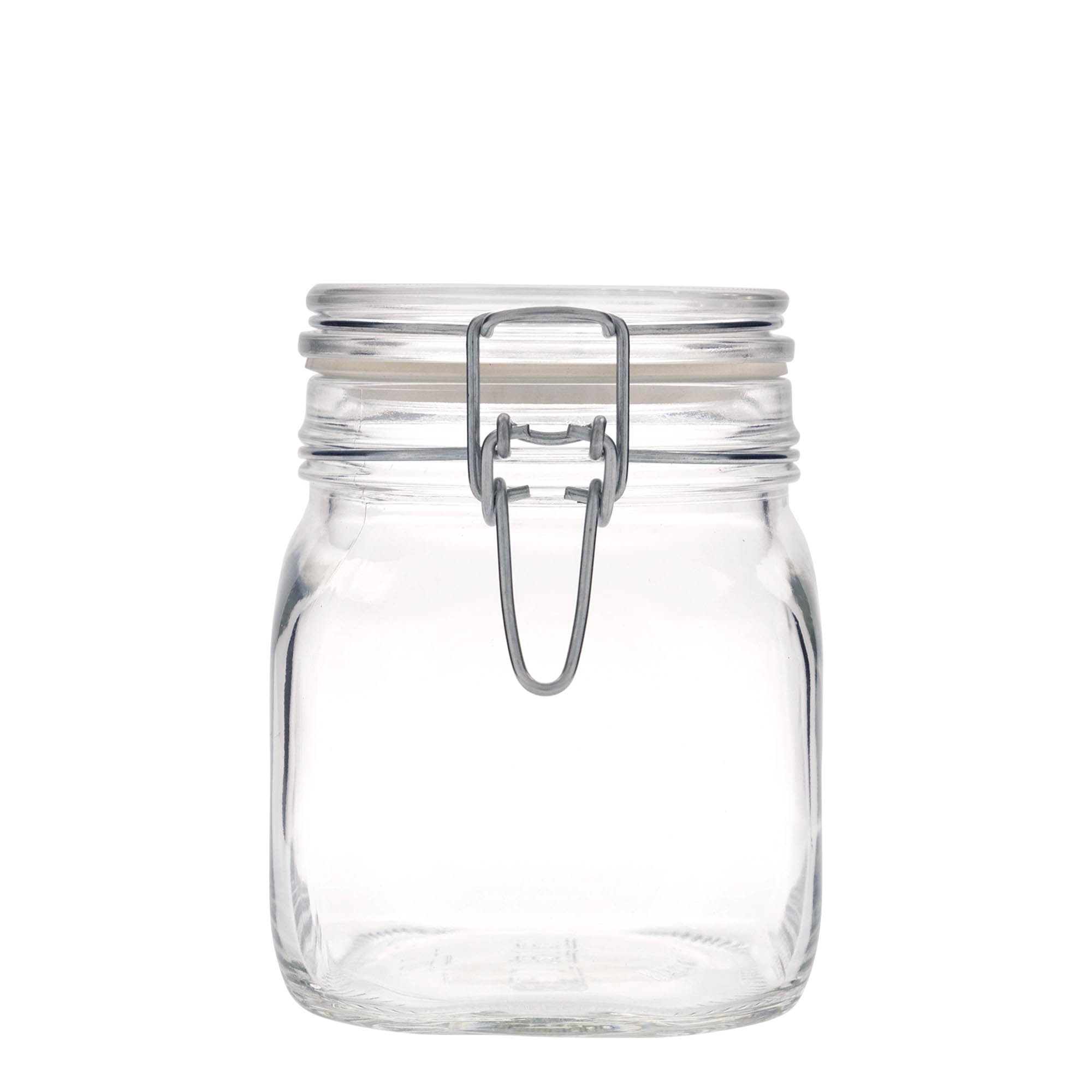 750 ml drôtené uzáverové sklo 'Fido', štvorcové, hrdlo: drôtený uzáver 750 ml drôtené uzáverové sklo 'Fido', štvorcové, hrdlo: drôtený uzáver