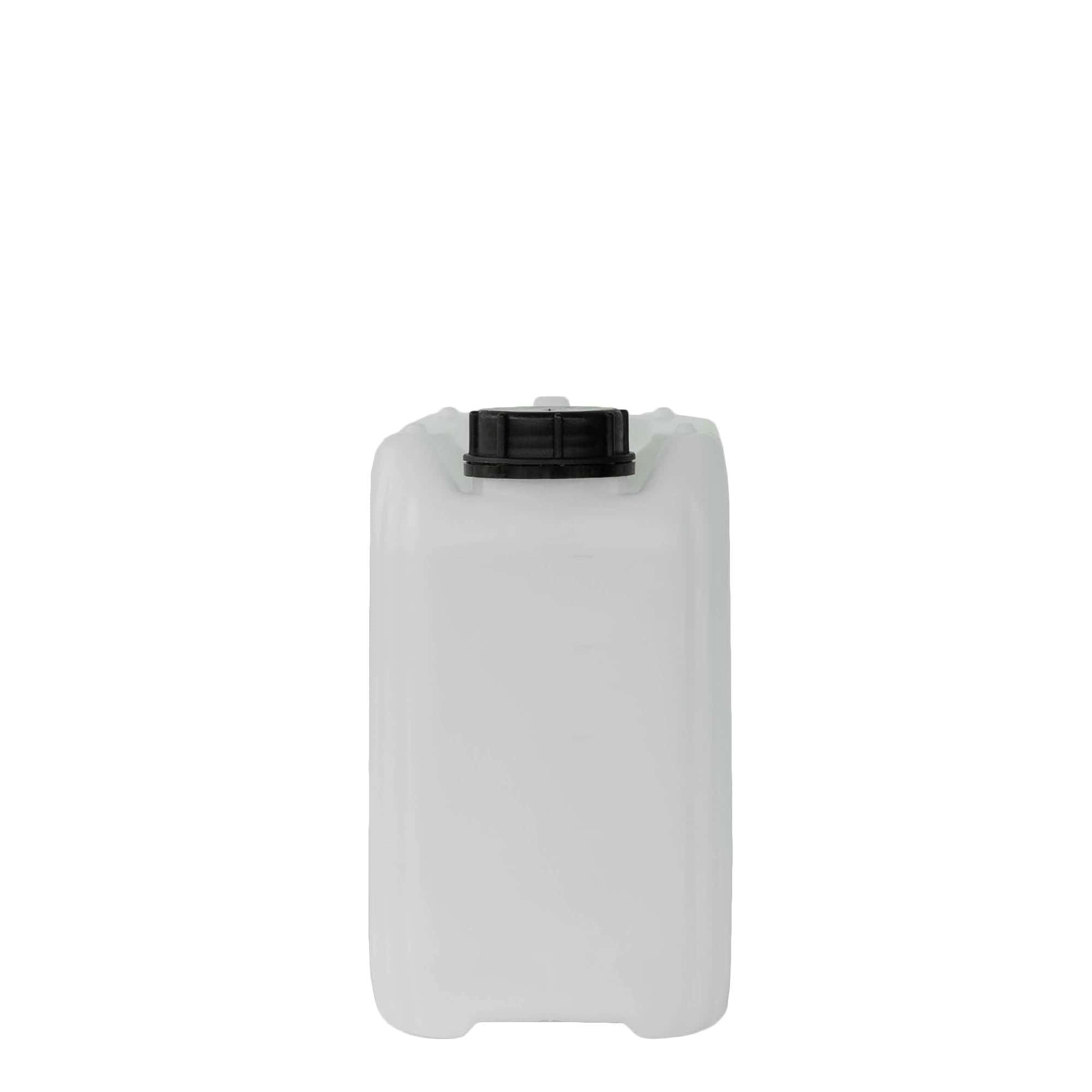5 l kanister, obdĺžniková, HDPE plast, prírodná farba, hrdlo: ND 55