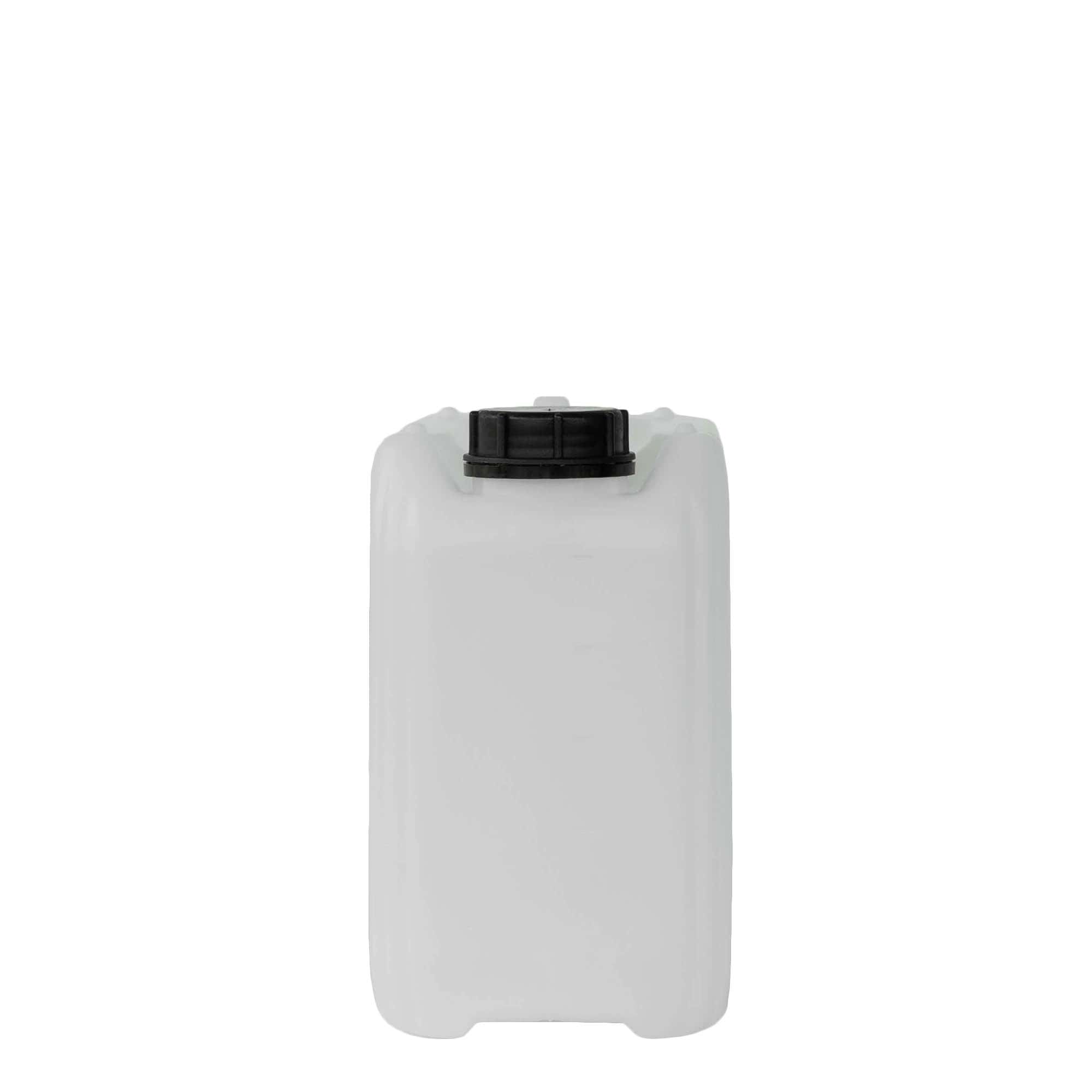5 l kanister, obdĺžnikový, HDPE plast, prírodný, hrdlo: ND 55 5 l kanister, obdĺžnikový, HDPE plast, prírodný, hrdlo: ND 55