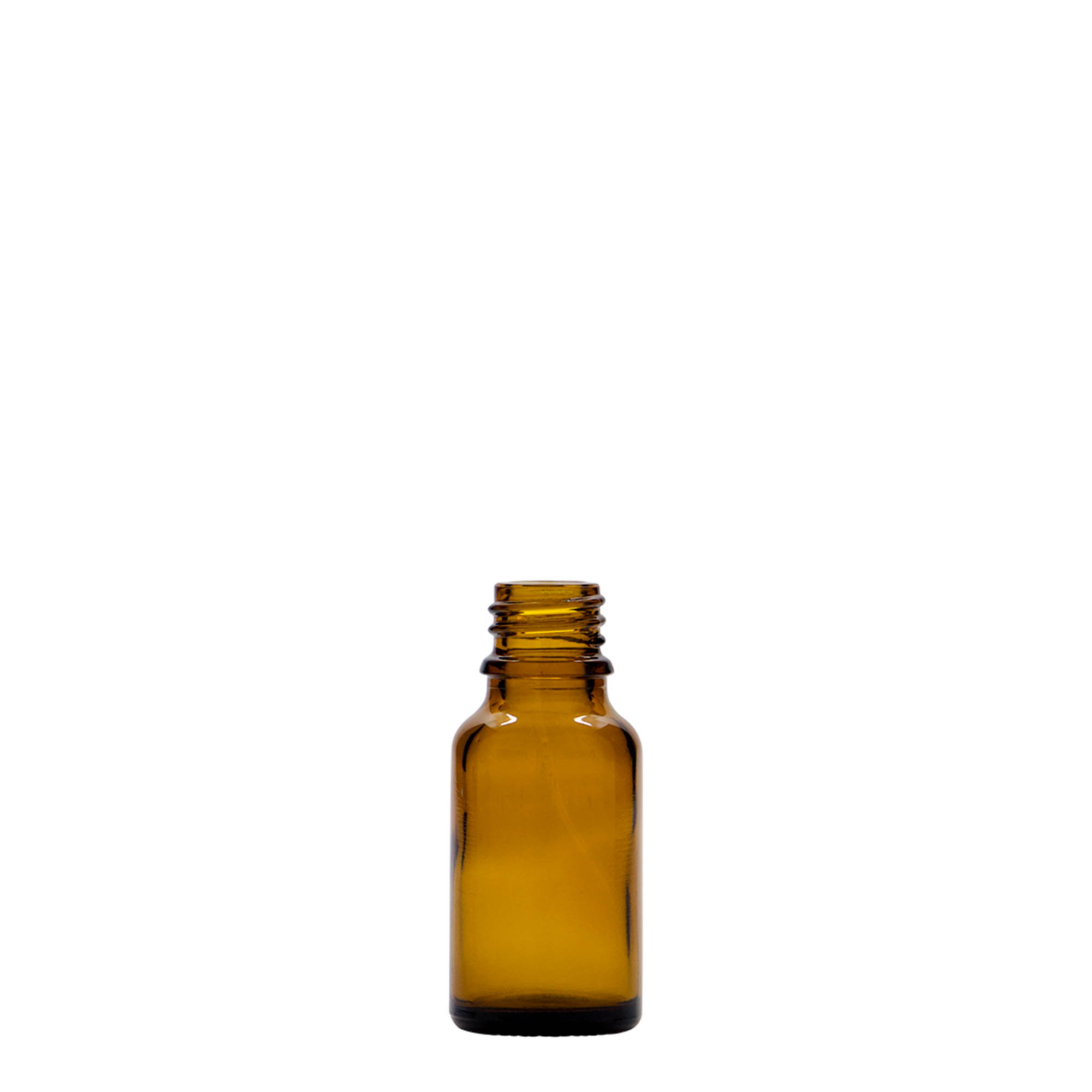 15 ml lekárska fľaštička, sklo, hnedá, hrdlo: DIN 18 15 ml lekárska fľaštička, sklo, hnedá, hrdlo: DIN 18