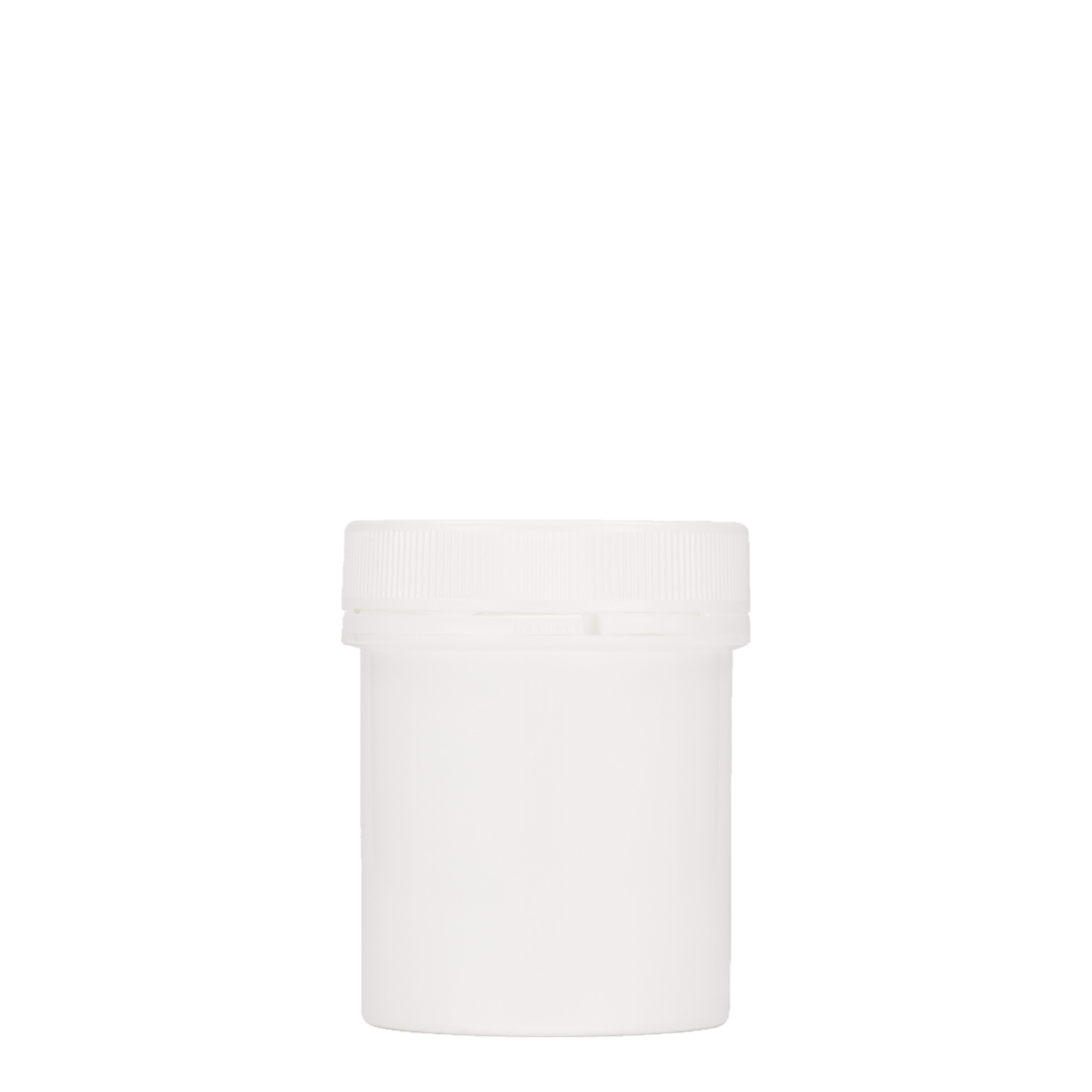 150 ml plastová nádoba 'Securilock', PP, biela, hrdlo: skrutkovací uzáver
