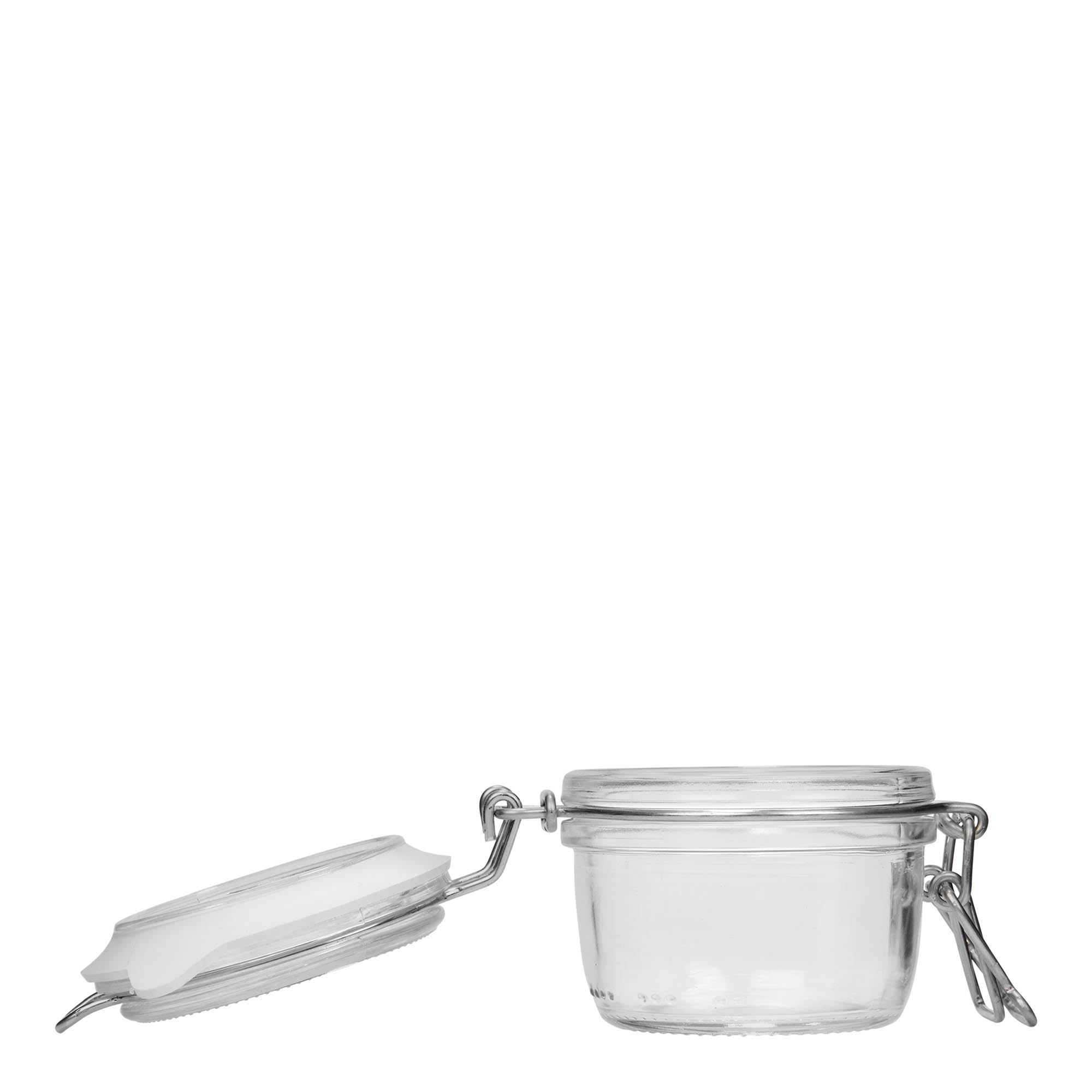 125 ml sklenená fľaša s drôteným uzáverom 'Fido', hrdlo: drôtený uzáver 125 ml sklenená fľaša s drôteným uzáverom 'Fido', hrdlo: drôtený uzáver