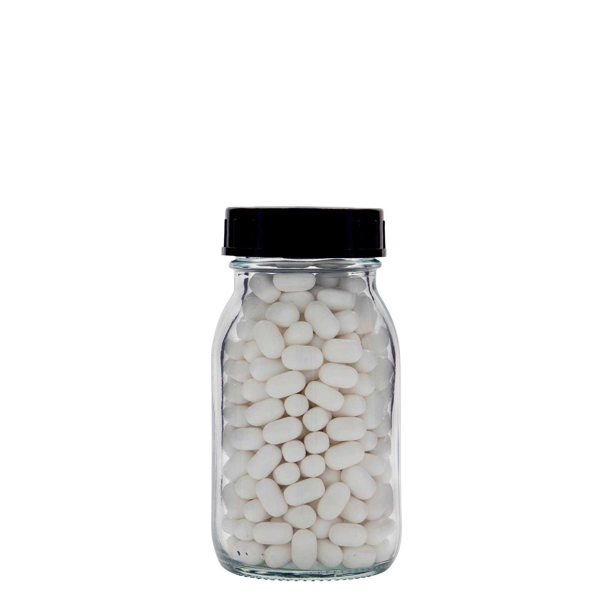 150 ml širokouhĺové sklo, hrdlo: DIN 45