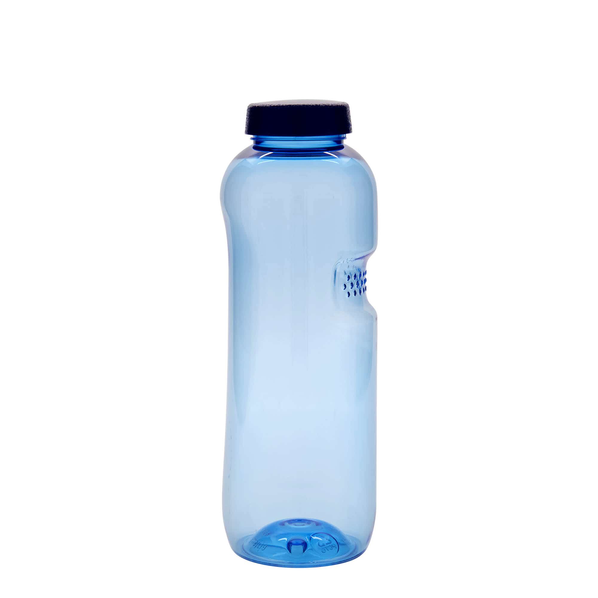 750 ml PET fľaša „Kavodrink“, plast, modrá farba