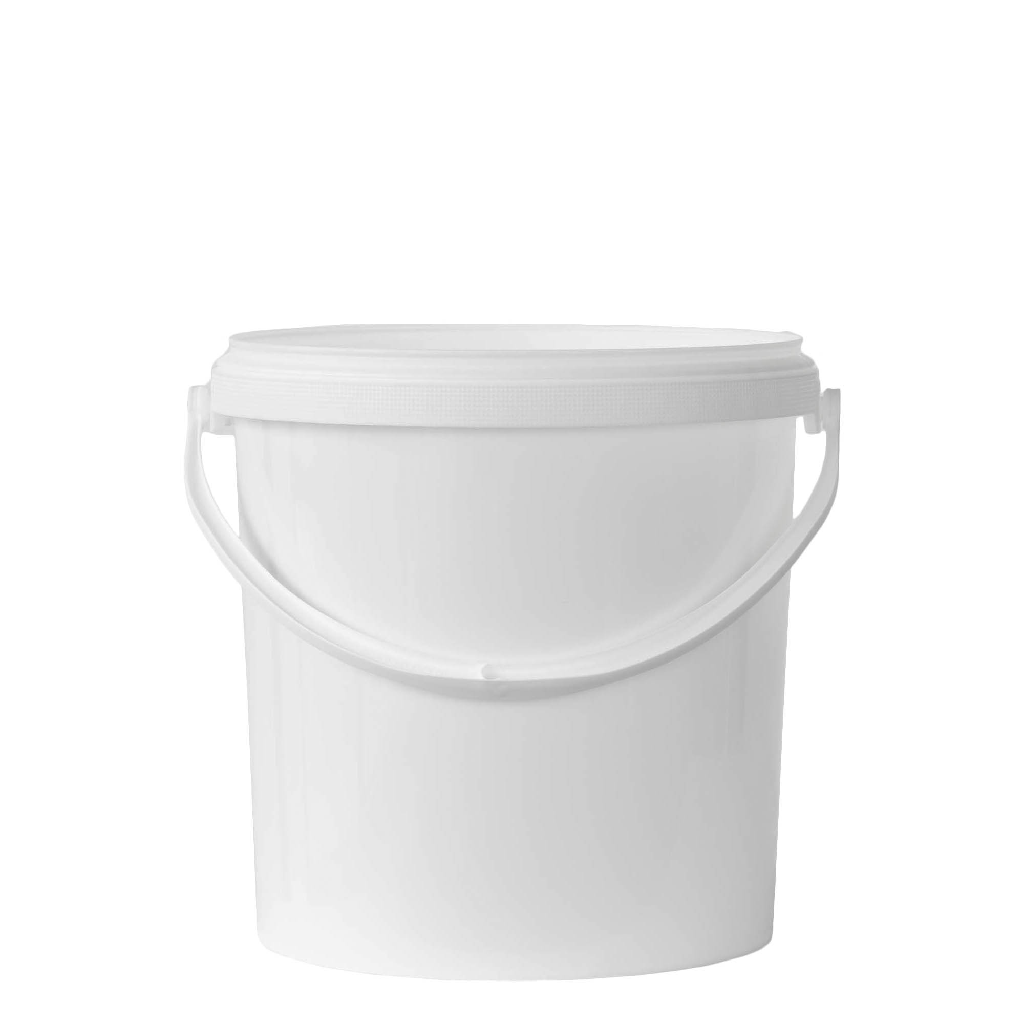 10 l vedro, PP-plast, biele