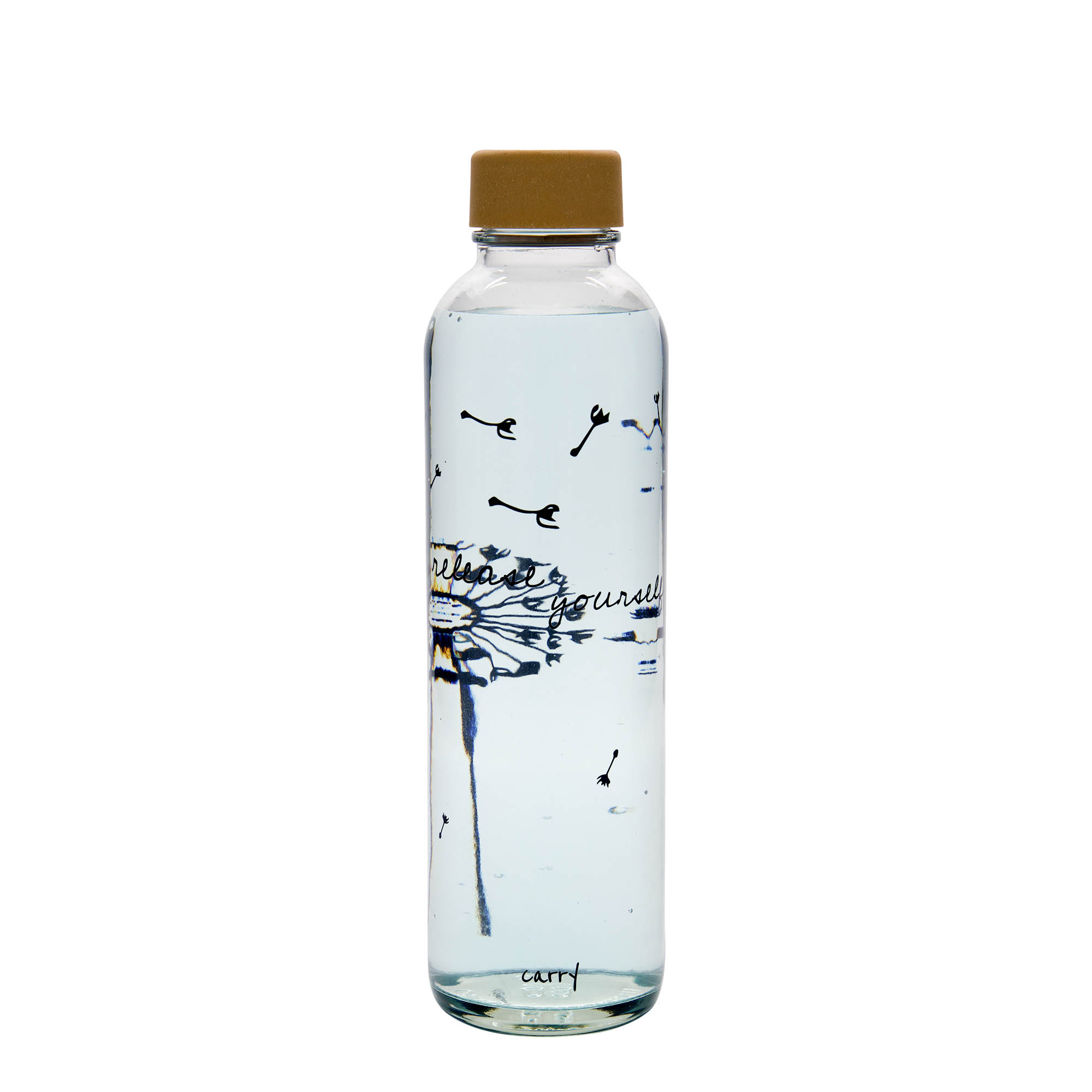 700 ml fľaša na pitie CARRY Bottle, motív: Uvoľni sa, uzáver: skrutkovací